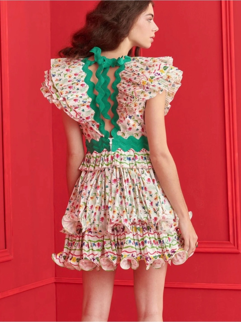 PRISMA DRESS 🌸 Floral Ruffle Mini - Picture 6 of 12